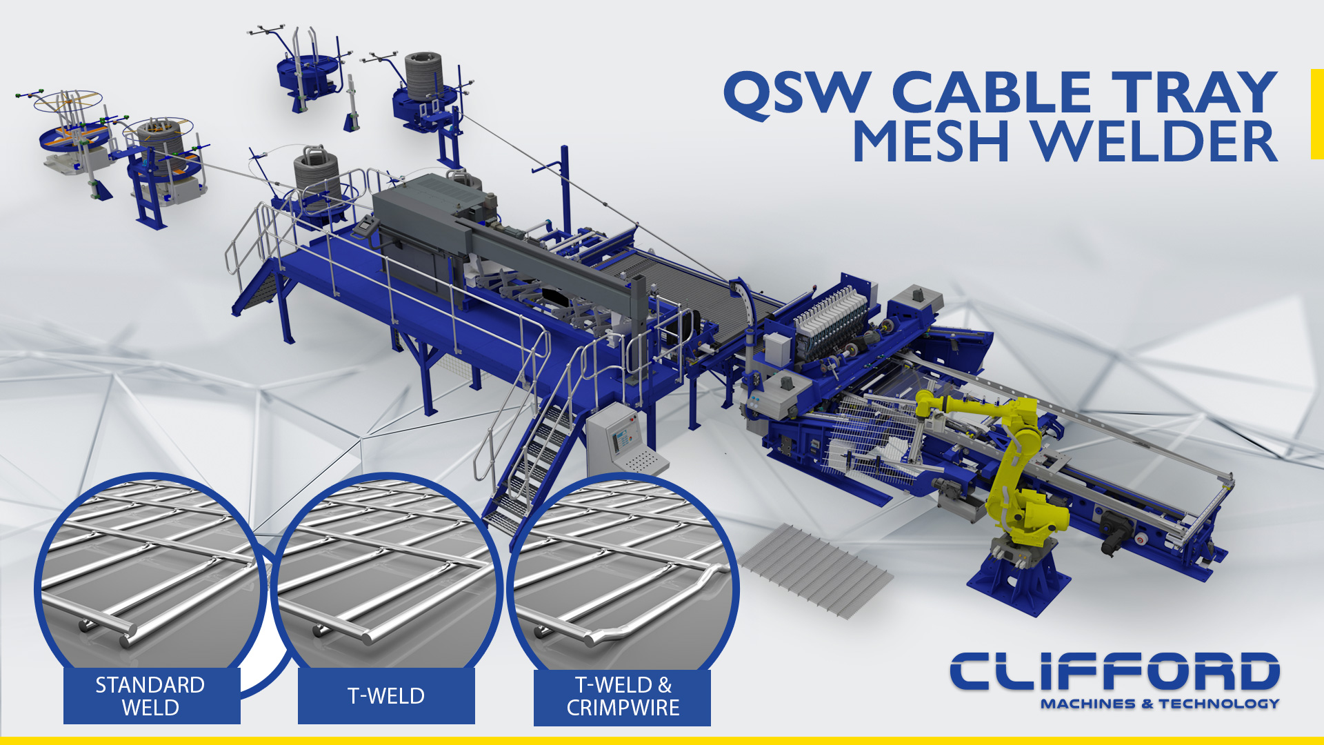 QSW Cable Tray Mesh Welder
